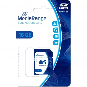 Tarjeta de memoria MediaRange 16GB SDHC Class 10 MR963