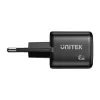 Cargador de pared Unitek 2x GaN 45W — 2× USB‑C PD 3.0 y carga rápida QC