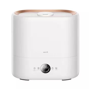 Humidificador Deerma ST636W, depósito 4,5 L, 28 W, dorado/blanco, 277×156×270 mm