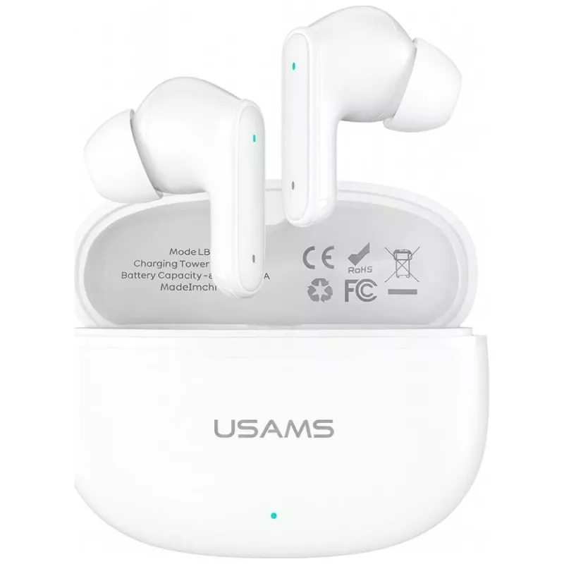 Auriculares Bluetooth 6.0 E05 TWS blancos