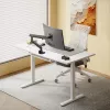 Mesa regulable en altura Up Up Bjorn Blanco, tablero L Blanco