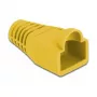 Alivio de tracción para conector macho RJ45 DeLOCK 86723 amarillo 20 uds.