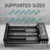 Cargador de pilas everActive LC200 Hogar USB, 2 compartimentos, Li-Ion, compatible con A/AA/AAA/AAAA/C/D, entrada 5 V, salida 4,2 V, negro