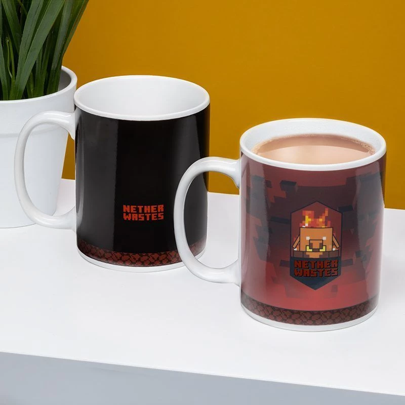 Taza Minecraft Nether Heat Change Paladone