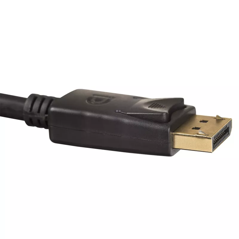Cable DisplayPort Akyga AK-AV-10, conector/conector, conectores dorados, 1,8 m, negro
