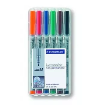 Rotulador Staedtler 315 WP6 negro azul marrón verde naranja rojo