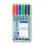 Rotulador Staedtler 315 WP6 negro azul marrón verde naranja rojo