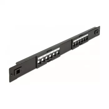 Panel de parcheo Keystone 12 puertos DeLOCK 66821