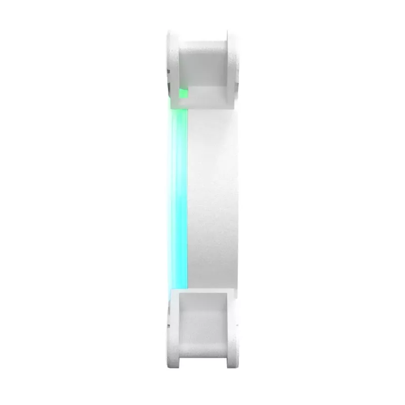 SAVIO FAN-01 WHITE pack de 4 ventiladores ARGB de 120mm con controlador y mando a distancia