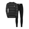 Odlo Set largo ACTIVE WARM ECO SET conjunto de ropa interior para niños, talla 164 cm, negro y gris