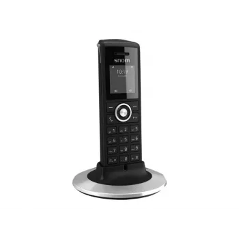 Snom M25 - Auricular inalámbrico de expansión con visualización de número de llamada/función de llamada en espera - DECT - Negro (3987)