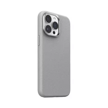 Funda magnética para móvil Joyroom JR-BP007 para iPhone 15 Pro, sujeción compatible con MagSafe, gris