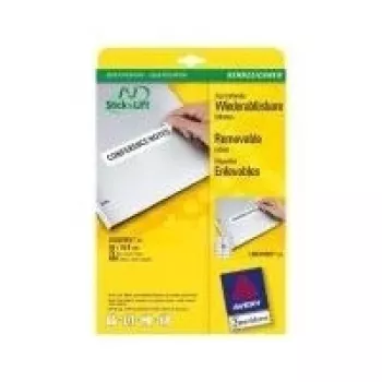 Etiquetas removibles Avery L6031REV-25