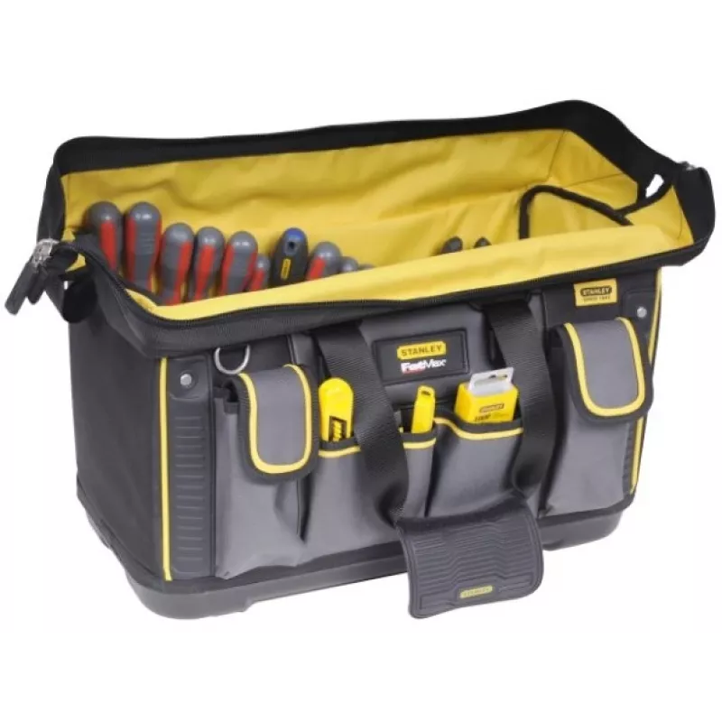 Caja de herramientas y piezas pequeñas Stanley FMST1-71180 negra, gris, amarilla