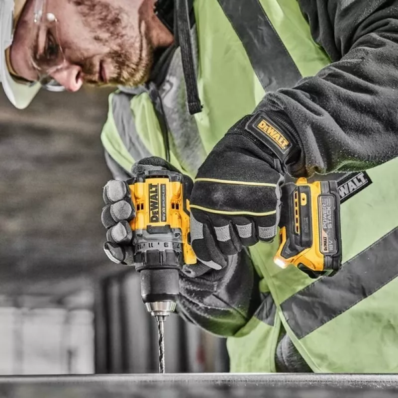 DeWALT DCD800E2T-QW Taladro 2000 rpm 1,28 kg Negro, Amarillo