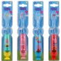 Set de cepillos de dientes con luz Peppa Pig con ventosa, 4 uds., colores surtidos
