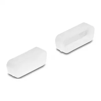 Tapa antipolvo DeLOCK para conector macho D-Sub 15 2 uds. transparente