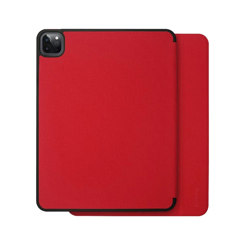 Crong FlexFolio CRG-FXF-IPD112-RED funda tipo folio para iPad Air 11 M3 (2025)/M2 (2024), iPad Air 10.9 (5-4 gen.), iPad Pro 11 (2022-2021), 27,7 cm (10,9″), con soporte para Apple Pencil, roja