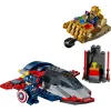 Set de construcción LEGO Marvel Super Heroes Capitán América Thanos 76319 — 107 piezas, 2 minifiguras, edad 4+