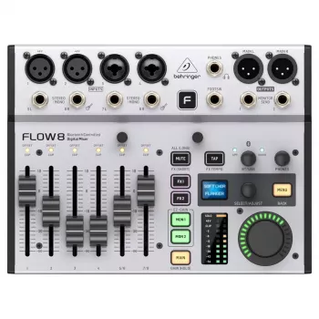 Mesa de mezclas digital Behringer FLOW 8 — mesa de mezclas con interfaz de audio USB de 8 canales
