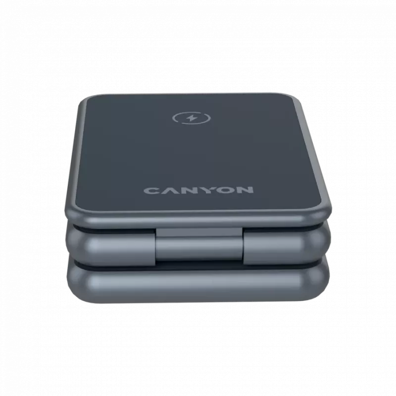 Cargador inalámbrico plegable CANYON OnCharge 309 15W 3en1 metal