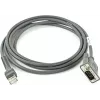 Zebra CBA-R08-S07ZBR cable serie gris 2,1336 m RS232 DB9
