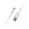 Cable Lightning Belkin CAA001BT3MWH 3 m blanco