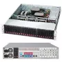 Supermicro SC216 BAC-R920LPB - Rack - montaje en rack - 2U - ATX mejorado y ampliado - SATA/SAS - Hot-Swap 920 vatios - negro