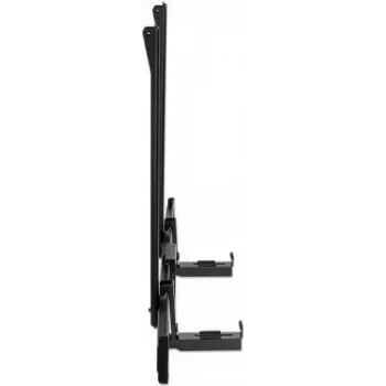 Soporte para barra de sonido Manhattan universal, montaje en pared o VESA, compatible con barras de sonido de hasta 15 kg, profundidad ajustable, montaje encima o debajo del televisor, negro