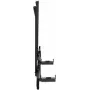 Soporte para barra de sonido Manhattan universal, montaje en pared o VESA, compatible con barras de sonido de hasta 15 kg, profundidad ajustable, montaje encima o debajo del televisor, negro