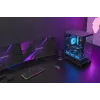 Caja de PC semitorre TACENS Mars Gaming MCPRISMA, negra, cristal templado, compatible con ATX/Micro-ATX/Mini-ITX, 2x bahías de 3,5