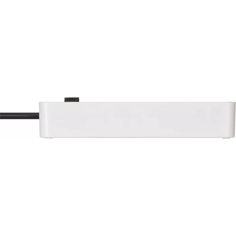Regleta de enchufes Brennenstuhl Ecolor 4 tomas [Superficie pulida, cable de 1,5 m, Blanco/Negro]