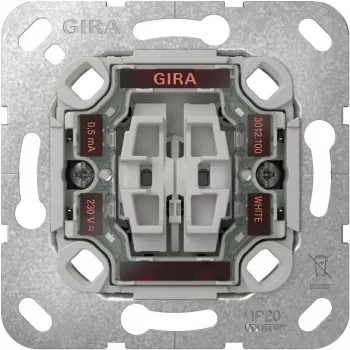 Gira tecla de interruptor inserto 311500 — serie Wipp‑Kontroll, inserto de control/indicador