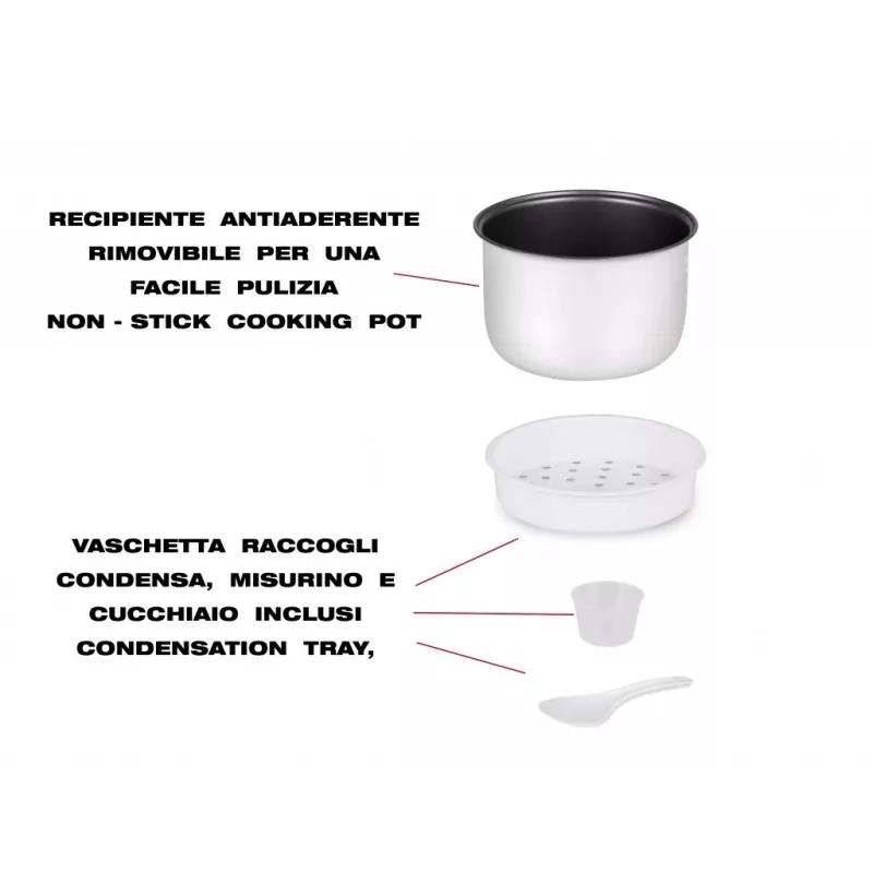 Beper P101VAP002 olla arrocera y vaporera