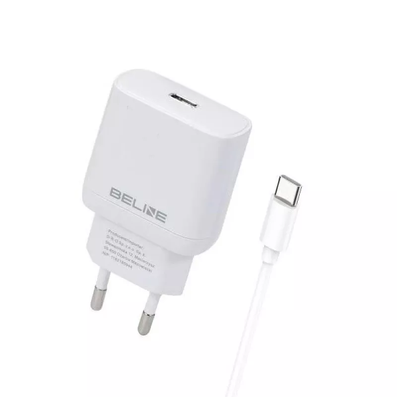 Cargador 30W USB-C Beline Beli02177 blanco con cable USB-C