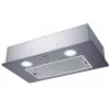 Campana extractora integrable CANDY CBG625/1X, 520 mm de ancho, 207 m³/h, filtro de carbón, control giratorio, plateado