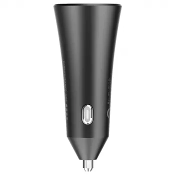 Cargador de coche Xiaomi 37 W doble puerto negro, negro