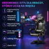 Extralink Gaming | Silla gaming | Oficina, giratoria, asiento envolvente, negra, G-524