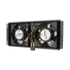 Ventilador de refrigeración Extralink 2 FANS ROOF COOLING UNIT 220V AC negro metal