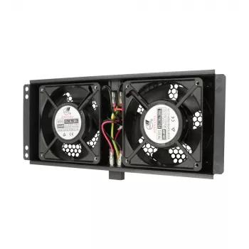 Ventilador de refrigeración Extralink 2 FANS ROOF COOLING UNIT 220V AC negro metal