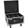 Flightcase Roadinger para 4× AKKU IP PAR 7 QCL WDMX con función de carga modelo 31005182