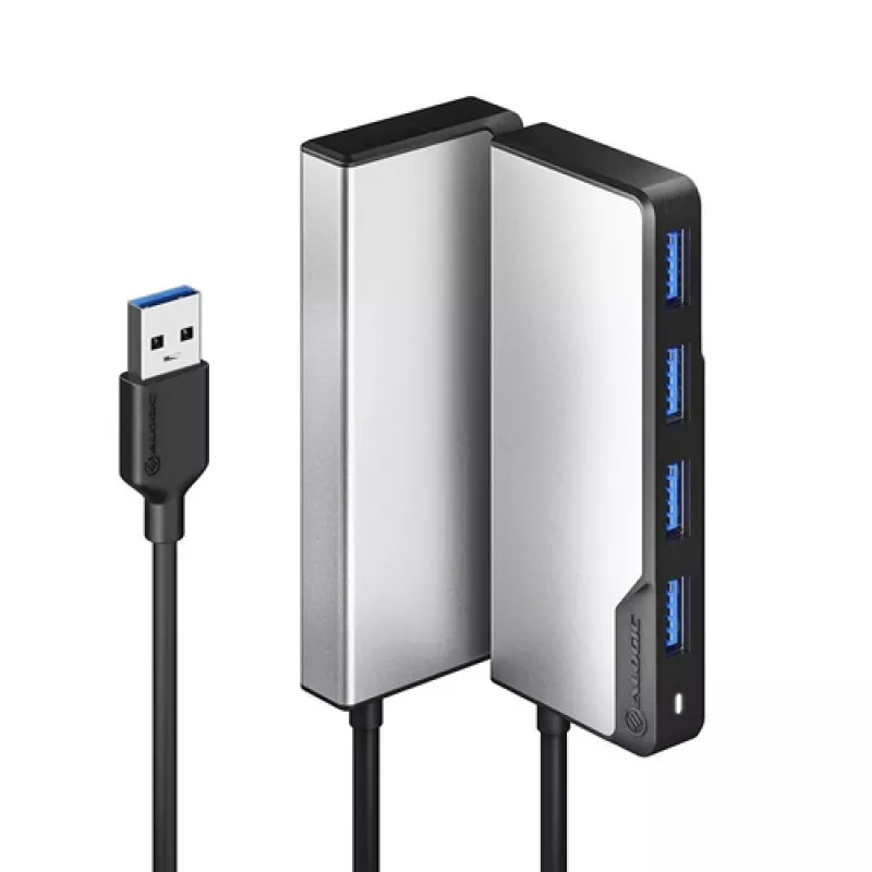 Hub USB ALOGIC Fusion SWIFT 4 en 1 USB 3.2 Gen 1 Type-A