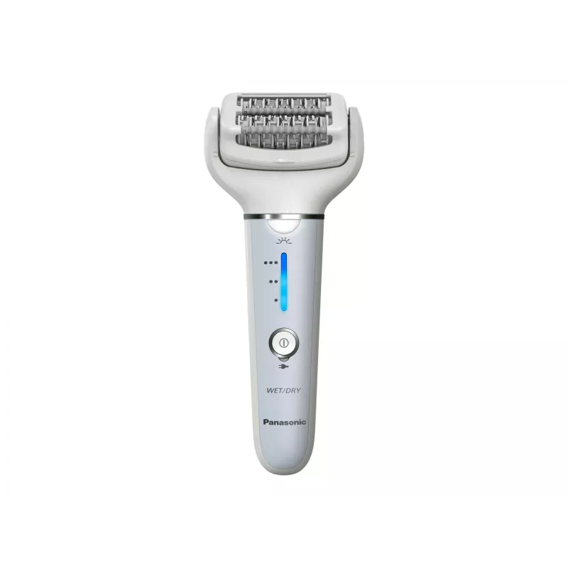 Depiladora Panasonic ES-EY90A503, uso en húmedo y en seco, azul/blanco