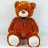 Peluche mascota osito de peluche con lazo 70 cm marrón