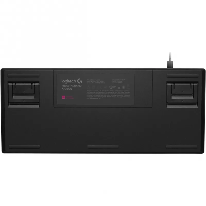 Logitech G PRO X RAPID - Teclado - TKL - Retroiluminación - USB - QWERTZ - Alemán - Interruptores: lineales - negro (920-013228)
