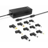 Fuente de alimentación universal para portátil de 90 W, set con 11 conectores