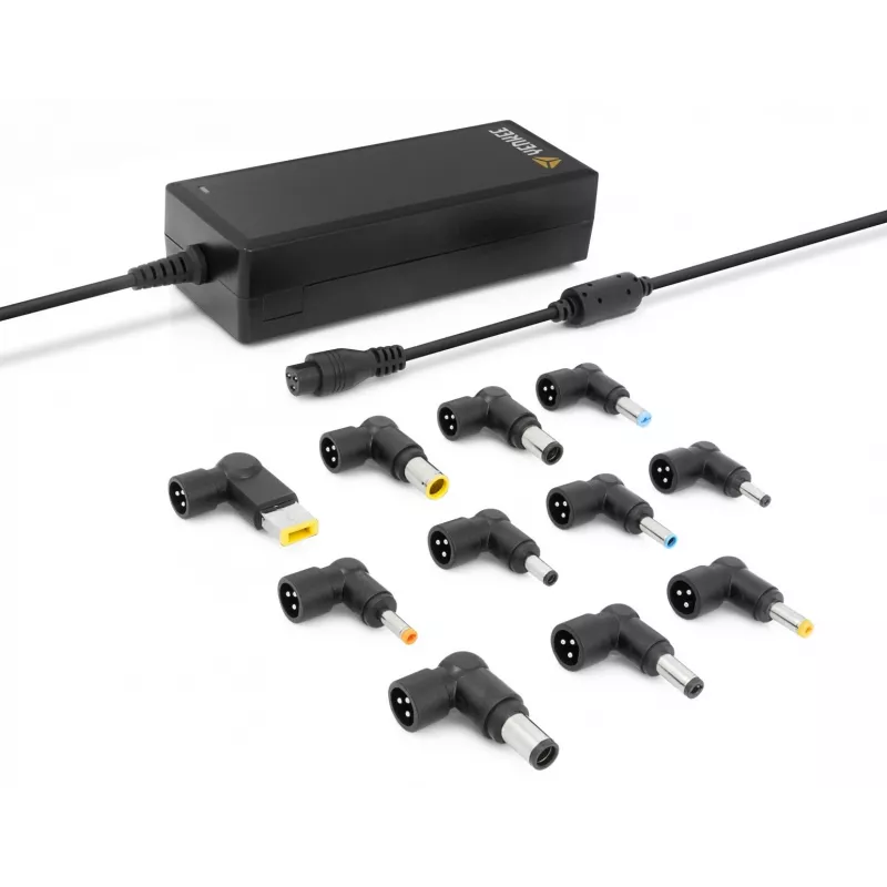 Fuente de alimentación universal para portátil de 90 W, set con 11 conectores