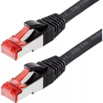 Cable de red Helos CAT6 S/FTP (PIMF) 15 m negro