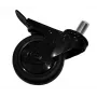 TARGUS Ruedas con freno para parrilla Kamado – compatible con modelos de 21–24 pulgadas