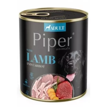 Dolina Noteci Piper Lamb con zanahoria comida húmeda para perros 800 g